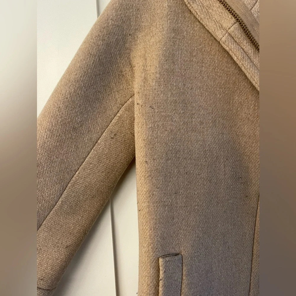 J. Crew Tan Pea Coat - Picture 4 of 5